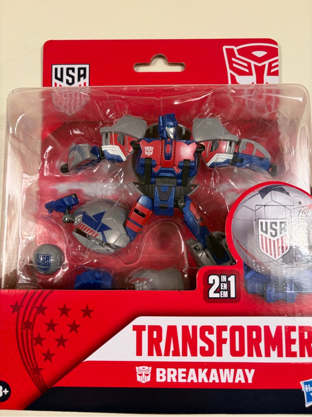 Hasbro Transformers Breakaway Action Figure - Blue, Red & Gray
